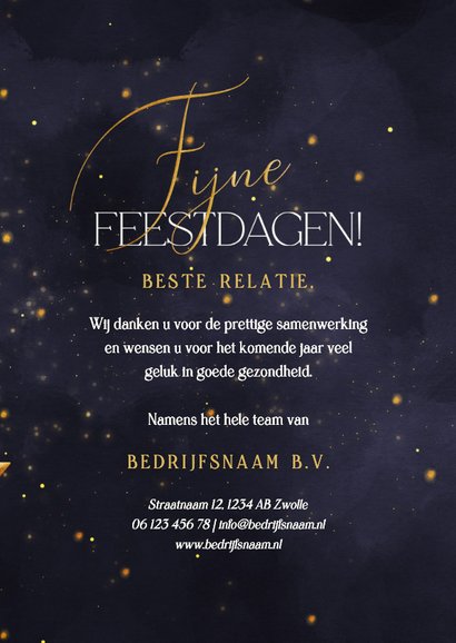 Sprankelende kerstkaart 2027 met goudaccenten 3