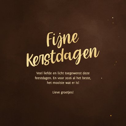 Sprankelende kerstkaart lief hertje en foto in kerstbal 3