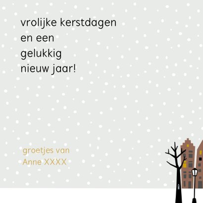 Stad in de sneeuw overdag 3