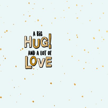 Stay ho ho home - text and gold - feestdagenkaart 2