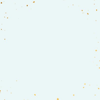 Stay ho ho home - text and gold - feestdagenkaart Achterkant