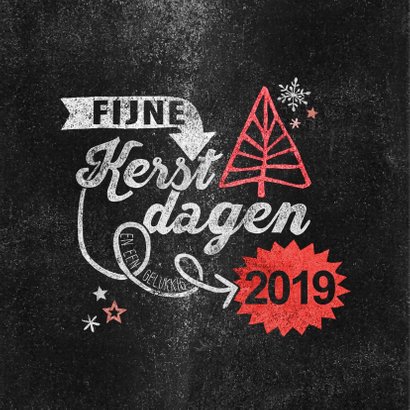 stempel 2018 kerstboom rood vk 2