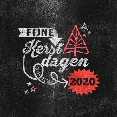 stempel 2020 kerstboom rood vk 2