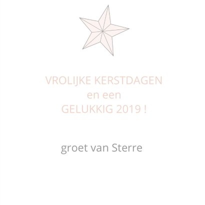 Ster geometrisch oudroze 3