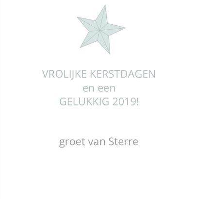 Ster geometrisch zeegroen 3
