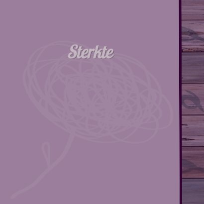 Sterkte abstracte bloem paars 3