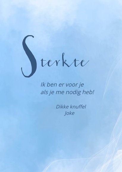 Sterkte als dan waterverf blauw 3