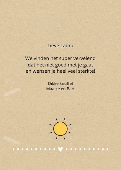 Sterkte Be strong and stay positive 3