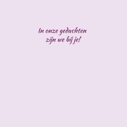 Sterkte bloemen met kaart 3