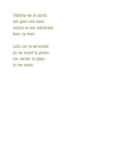 Sterkte Boom met lichtpuntje 2
