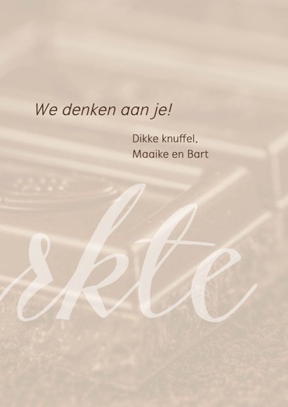 Sterkte chocolade stelt geen stomme vragen 3