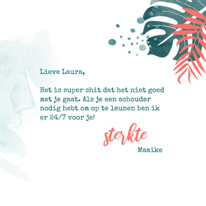 Sterkte Geen goede raad wel een brede schouder 3