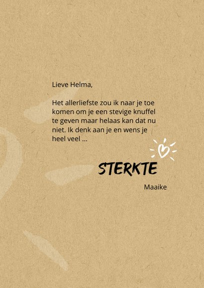 Sterkte Het liefst was ik nu bij jou 3