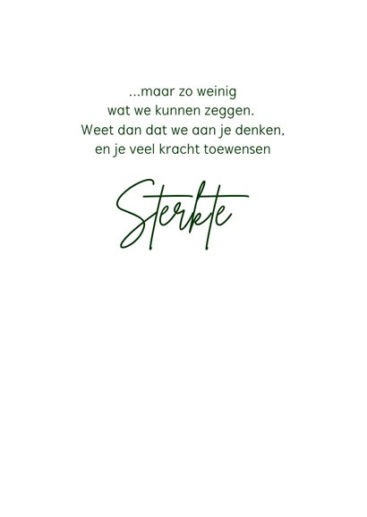 Sterkte in 't groen verscholen lelie 3