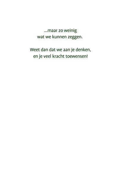 Sterkte in 't groen verscholen lelie 3