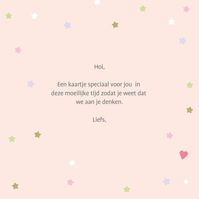 Sterkte kaart - Extra liefde - typografische tekst 3