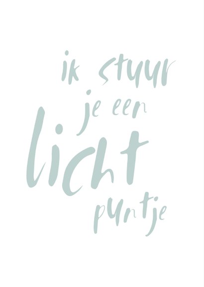 Sterkte kaart Ik stuur je een lichtpuntje 2