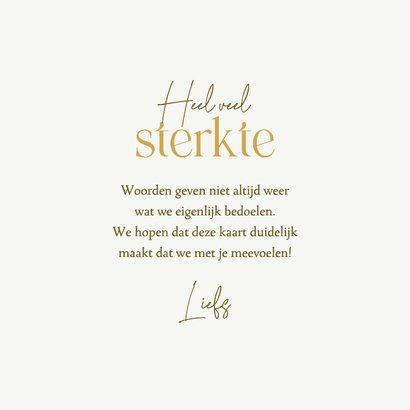 Sterkte kaart klaprozen bloemen hartjes medeleven 3