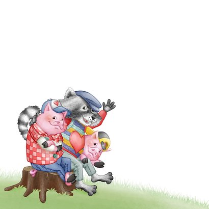 Sterkte kaart knuffel van ons vrolijke dieren 2