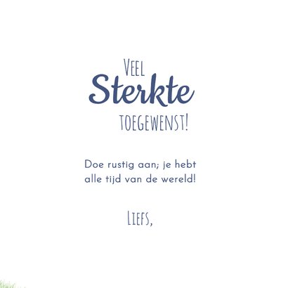 Sterkte kaart knuffel van ons vrolijke dieren 3