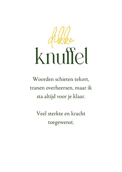 Sterkte kaart margrietjes bloemen ik denk aan je 3
