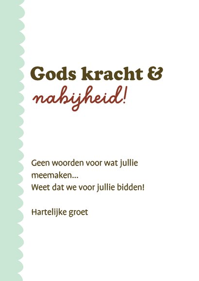 Sterkte kaart met bijbel en bloem en bijbeltekst 3