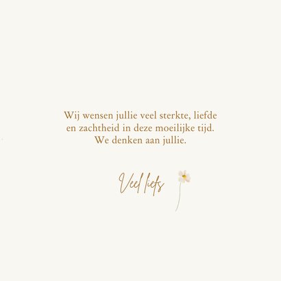 Sterkte kaart met bloemen waterverf 3