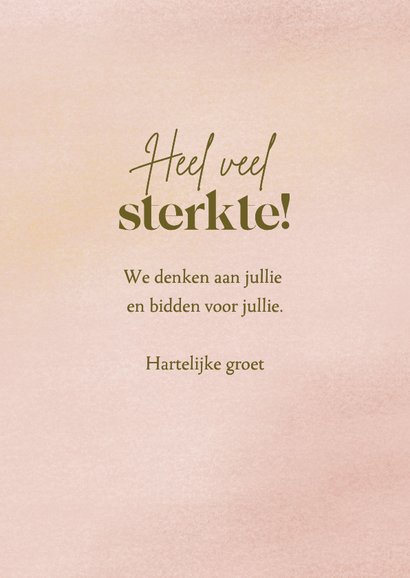 Sterkte kaart met goede herder en bijbeltekst 3