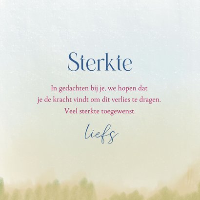 Sterkte kaart met kleurrijke bloemen 3