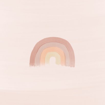 Sterkte kaart met waterverf regenboog 2