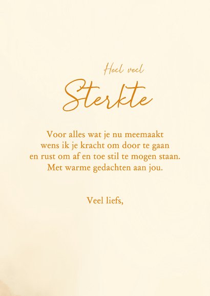 Sterkte kaart met zachte aquarel bloemen 3