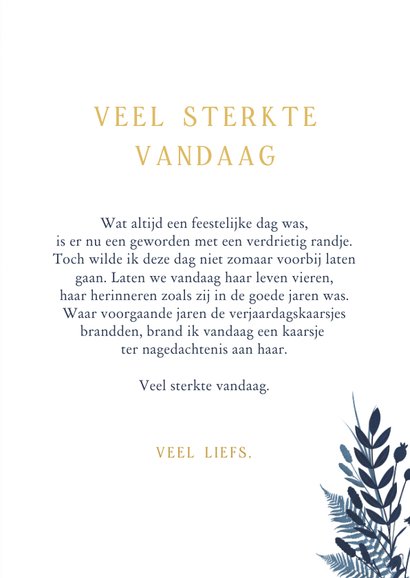 Sterkte kaart op de verjaardag van overledene 3