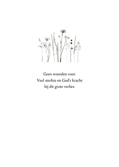 Sterkte kaart opwekking 717 beige droogbloemen 3