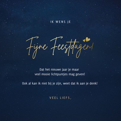 Sterkte kerstkaart hart - ik wens je veel lichtpuntjes 2027 3