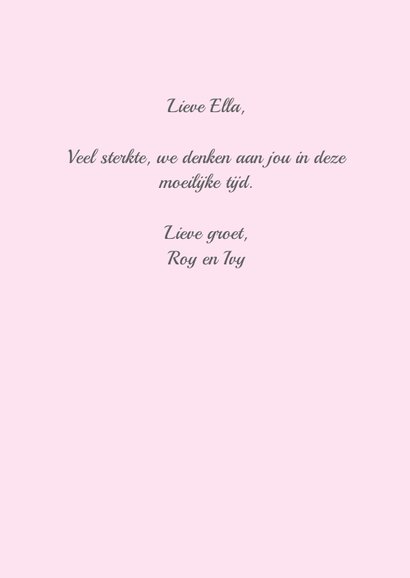 Sterkte met lelies en eigen naam 3