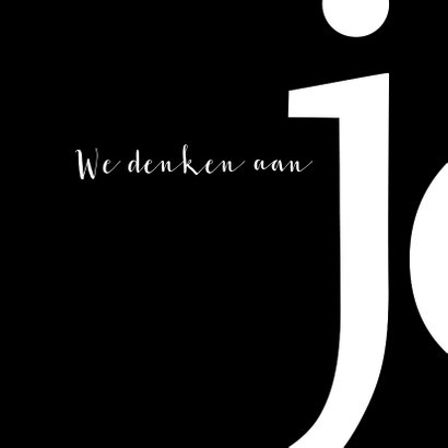 Sterkte typografisch zwart wit 2