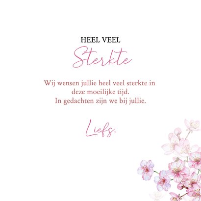 Sterktekaart bloesemtakken vlinder 3
