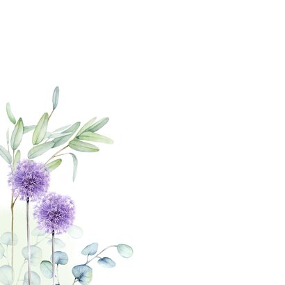 Sterktekaart Eucalyptus bloemen 2