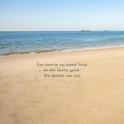 Sterktekaart kustlijn zee en strand 2