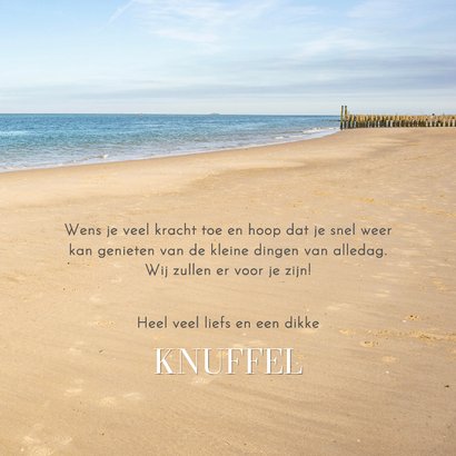 Sterktekaart kustlijn zee en strand 3