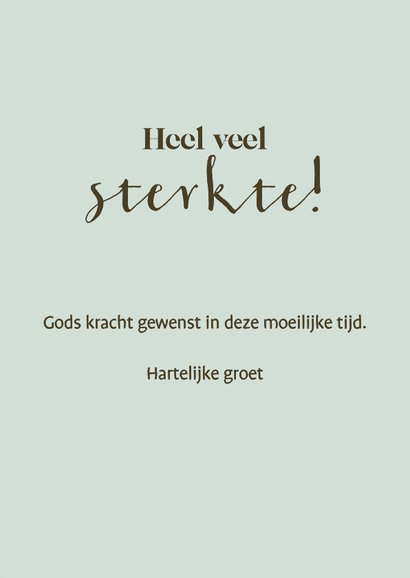 Sterktekaart met duinen en roze lucht en tekst: Ik ben erbij 3