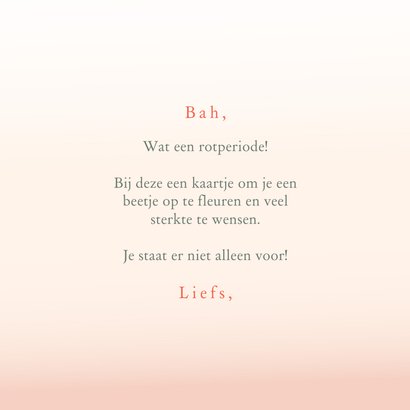 Sterktekaart mooie illustratie bloemenvaasjes zachte kleuren 3