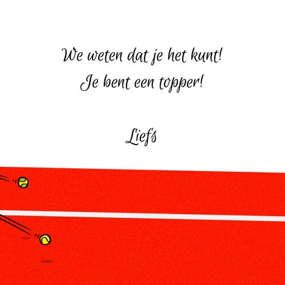 Sterktekaart niet eerlijk octopus met twee rackets 3