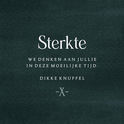 Sterktekaart waterverf stijlvol sterkte en kracht toegewenst 3