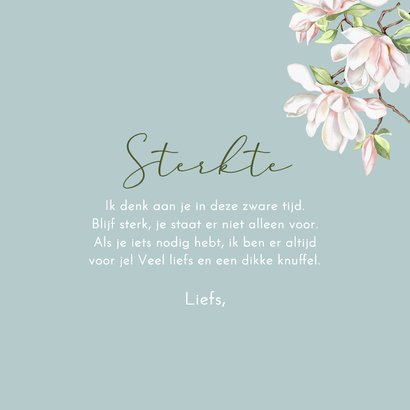 Sterktekaart witte bloesemtakken 3