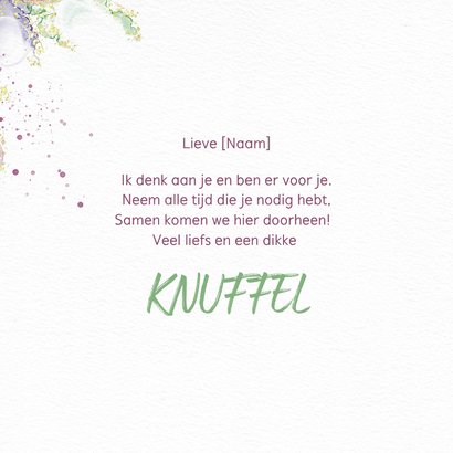 Stertekaart waterverf creatief 3