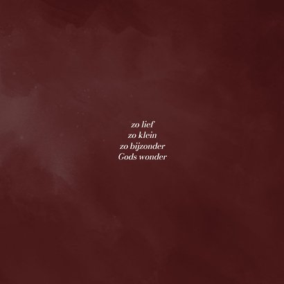 Stijlvol geboortekaartje roze met goudfolie 2