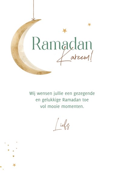 Stijlvol Islamitisch ramadan suikerfeest dadels thee maan 3