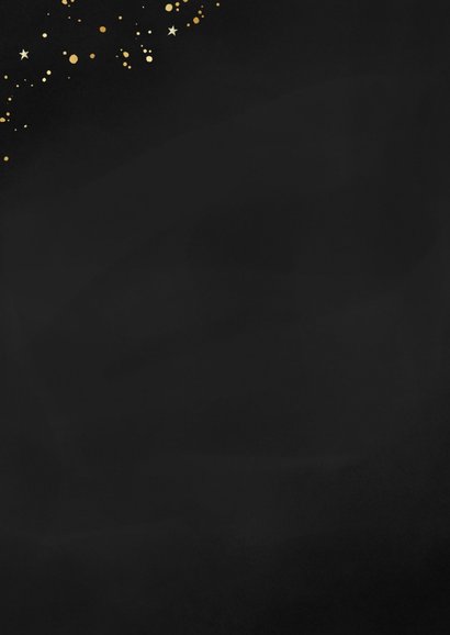 Stijlvol kerstkaartje fijne kerst collage vier foto's goud 2