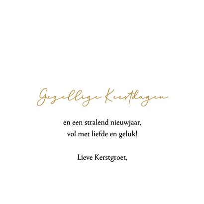 Stijlvol kerstkaartje met sjieke blauwe dennentakken 3